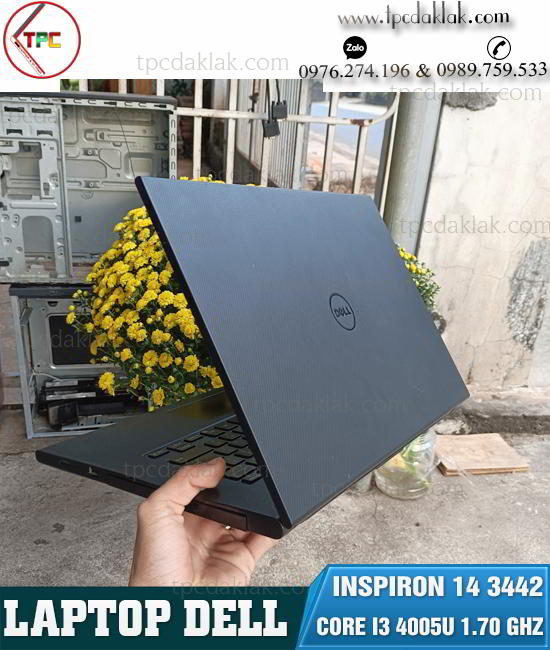 Laptop Dell Inspiron 14 3442/ Core I3 4005u/ Ram 4GB/ SSD 128GB/ Graphics 4400/ LCD 14.0"HD
