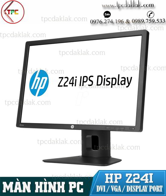 Màn hình máy vi tính LCD HP 24" Z24i Full HD IPS - DVI / VGA / DISPLAY PORT ( CŨ - 2ND ) 