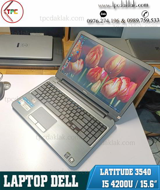 Laptop Dell Latitude 3540/ Core I5 4200U/ Ram 4GB PC3L/ SSD 128GB SATA/ HD Graphics Family/ Màn hình 15.6-inch HD