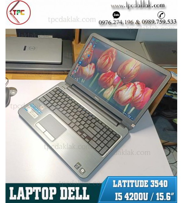 Laptop Dell Latitude 3540/ Core I5 4200U/ Ram 4GB PC3L/ SSD 128GB SATA/ HD Graphics Family/ Màn hình 15.6-inch HD