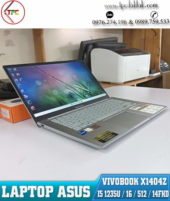Laptop Asus VivoBook X1404z/ Intel Core I5 1235U/ Ram 16GB/ SSD 512GB/ Intel Iris Xe Graphics/ LCD 14" FHD