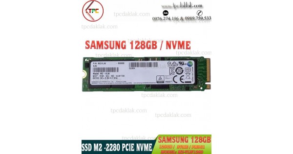 SSD Samsung NVMe PM961 PCIe Gen3 x4 128GB MZ-VLW1280 Ổ cứng