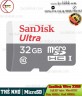 MicroSD SanDisk Ultra 32GB Class 10 ( Write 10MB/s |Read 100MB/s ) - Thẻ nhớ Camera