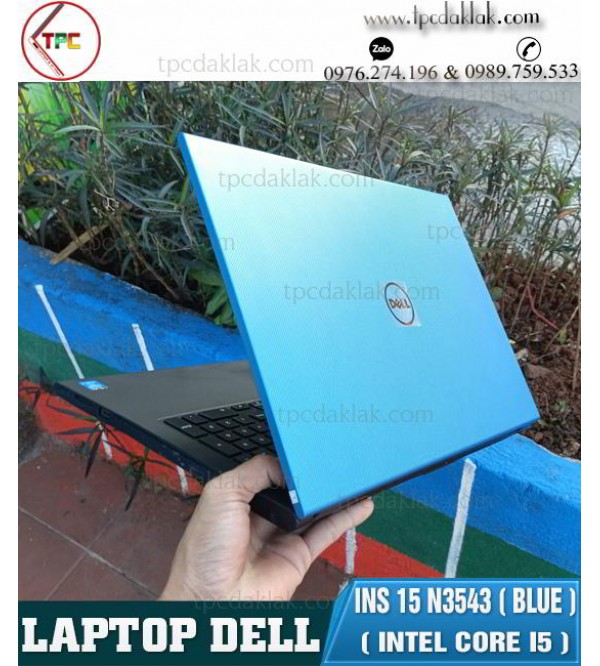 Laptop Dell Inspiron 15 3543 ( BLUE ) / I5 5200U / Ram 4GB / SSD 128GB / Nvidia Geforce 820M / LCD 15.6"HD