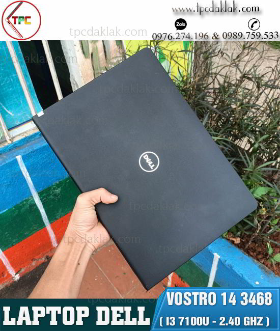 Laptop Dell Vostro 14 3468/ I3 7100u / Ram 4GB / HDD 1TB / HD Graphics 620 / LCD 14.0"HD