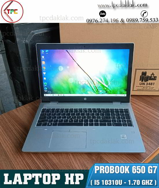 Laptop HP Probook 650 G7/ I5 10310U / Ram 8GB / SSD 256GB / UHD Graphics / LCD 15.6" FHD