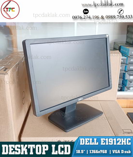 Màn hình máy tính LCD Desktop Dell 19" E1912Hc [ HD 1366 x 768 / VGA D-Sub ( Dell E1912Hc 18.5 inch )