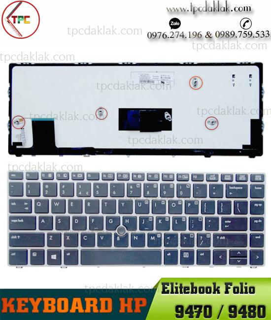 Bàn phím Laptop HP Elitebook Folio 9470, 9470M, 9480, 9480M, SG-57400-XUA, V135426AS2 Keyboard