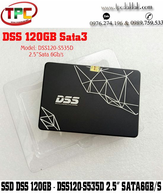 SSD DSS 120GB-DSS120-S535D 2.5 INCH SATA6Gb/s | Ổ cứng SSD 120GB cho Laptop, Máy tính