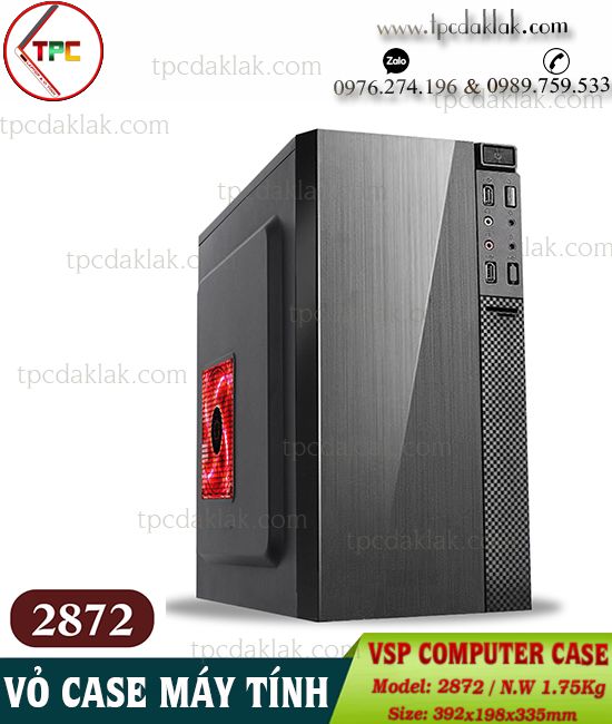 Vỏ ( Case ) máy tính bàn VSP 2872 | Case Nguồn Desktop - PC VSP Computer Model 2872 N.W 1.75KG