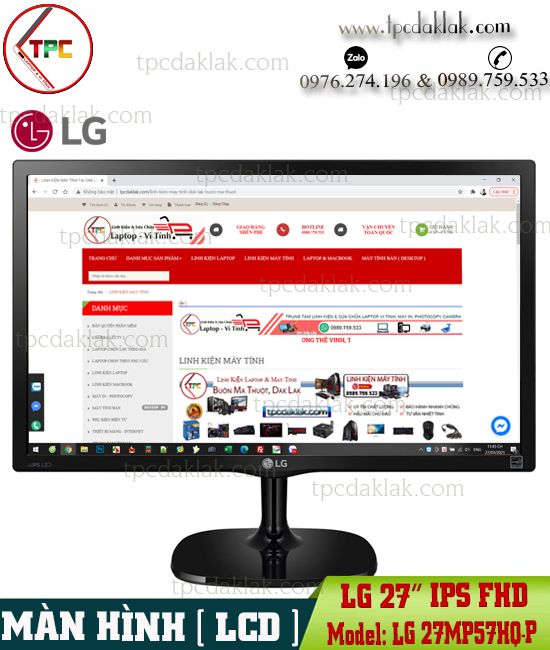 Màn hình PC | Màn hình Máy Tính Bàn LG 27-Inch IPS FHD 27MP57HQ-P| LCD LED LG 27" 27MP57HQ-P