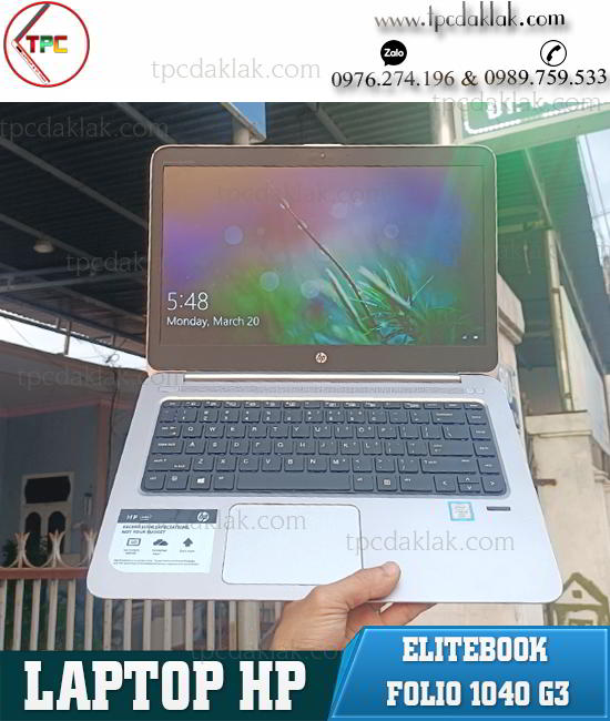 Laptop Hp Folio 1040 G3 / I5 6300U / Ram 8GB / SSD 256GB M.2 / Graphics 520/ LCD 14.0 Full HD