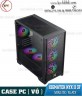 Case ( Vỏ máy tính )  XIGMATEK NYX II 3F - Mặt Kính ( Black / Gaming / Design / Office ) M-ATX , 3 FAN RGB