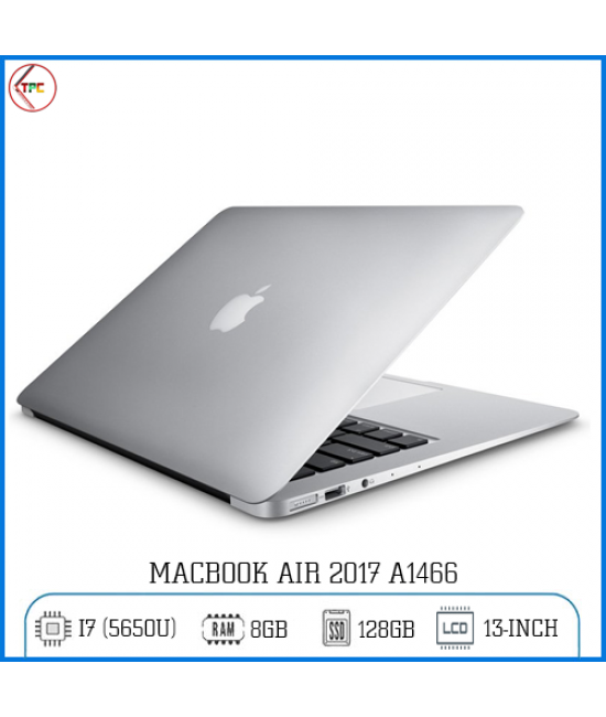 Macbook Air 2017 13 inch A1466 EMC 3178 Likenew 99% |Core™ i7-5650U 2.2Hz , Ram 8GB, SSD 128GB Sliver