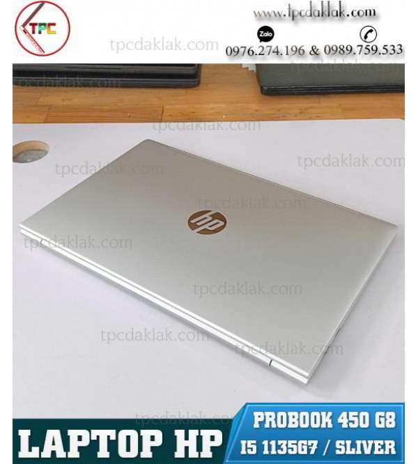 Laptop HP Probook 450 G8 / Intel Core I5 1135G7/ Ram 8GB PC4/ SSD NVME 256GB/ Intel HD Graphics Iris Xe/ Màn hình 15.6 Full HD