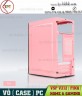 Case máy tính bàn PC Home & Gaming VSP V212 ( Pink - Màu Hồng ) | Gaming Case VSP V212 Pink