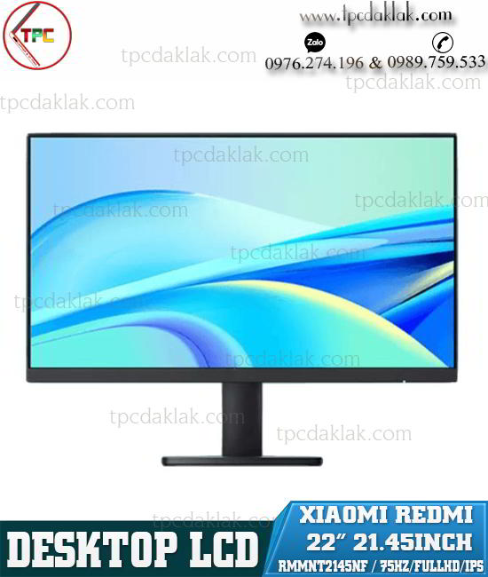 Màn hình máy tính LCD Desktop Xiaomi Redmi 22" RMMNT2145NF ( 75HZ/ FULL HD/ IPS/ HDMI/ VGA ) 