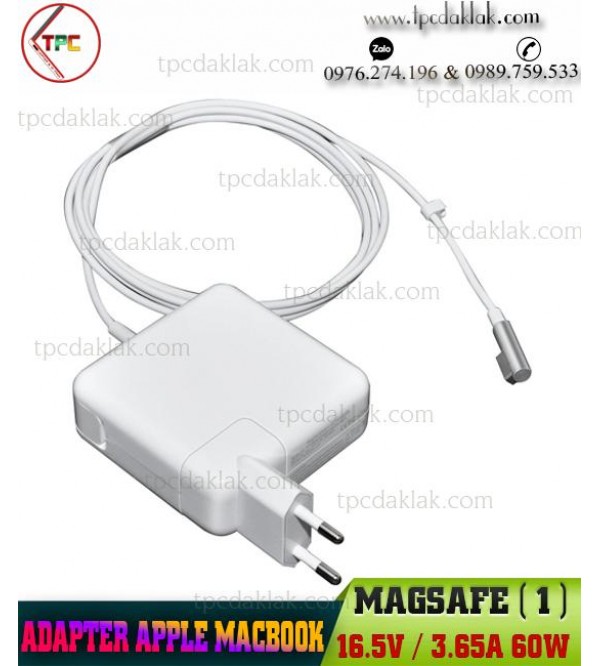Sạc Macbook Magsafe 16.5 - 3.65A - 60W Model A1334 | Adapter Macbook 60W A1344 Connector Tips L