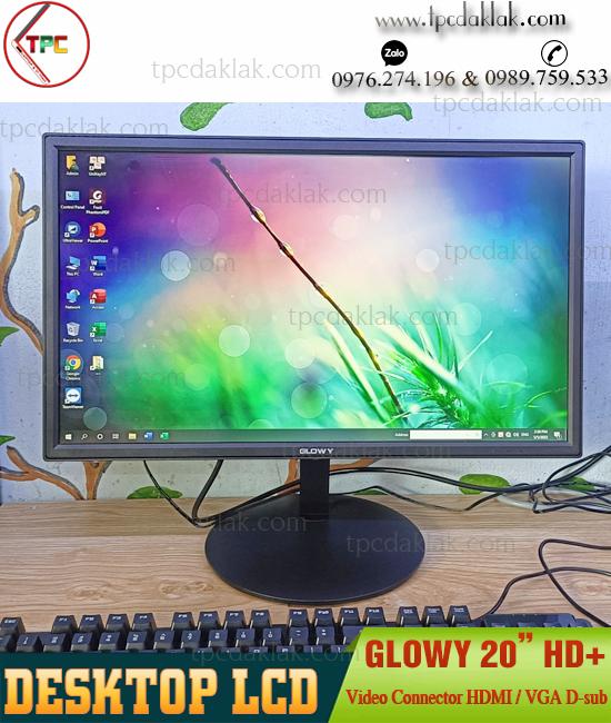 Màn hình máy vi tính LCD Glowy 20" ( GLW20 ) | LCD Desktop 20 INCH Glowy HD+ 1600x900 ( Chân tròn )