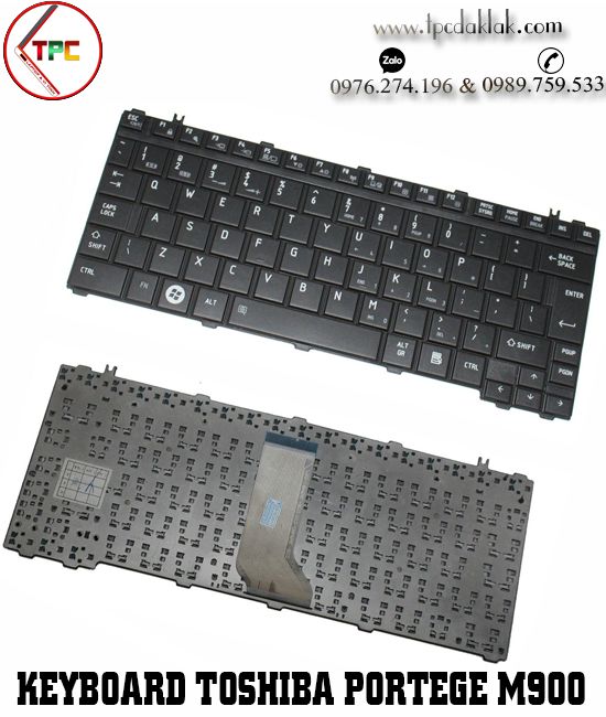 Bàn phím Laptop Toshiba PORTEGE M900, M800, M833 - Toshiba Satellite A600, T131, T130D, U400