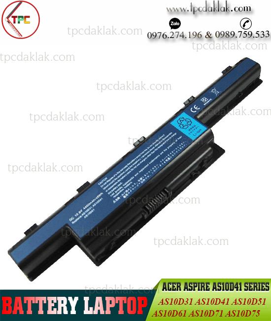 Pin Laptop Acer Aspire 4752 | 11.1V | LI-ON  6 CELL | 5200MAH/58WH - AS10D, AS10D31, AS10D3E Series