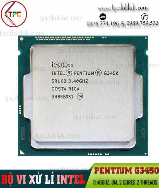 Bộ xử lý Intel® Pentium G3450 3.4GHz 3M Cache Dual Core| CPU Intel Pentium G3450 3.4GHz 3MB LGA1150