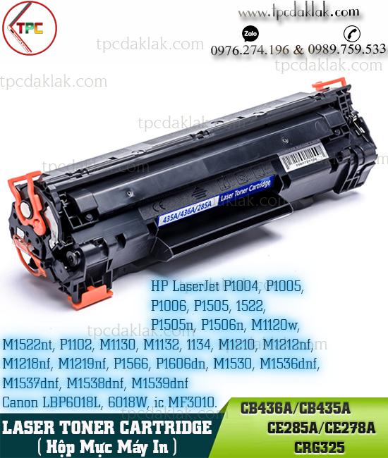 Hộp mực in HP LaserJet, Canon ( Laser Toner Cartridge ) CB436A/ CB435A/ CE285A/ CE278A/ CRG325 