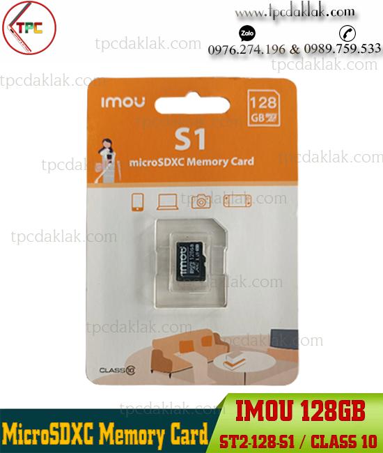 Thẻ nhớ MicroSDXC Memory Card 128GB Imou ST2-128-S1 Class 10 | Thẻ nhớ 128GB Micro SD