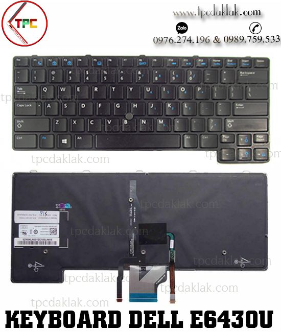 Bàn phím Laptop Dell Latitude E6330, E6430U, E6430S, E6530U, E6430u-100TB, 6530U Series