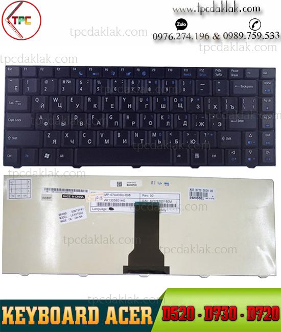 Bàn phím Laptop Acer Emachines D520, D730, D525, D725, D720, MP-07A43U4-698, PK130580100