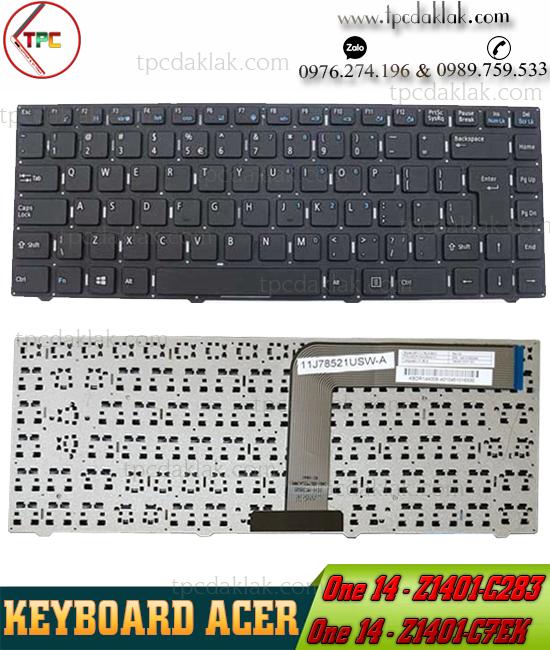 Bàn phím Laptop Acer One 14 Z1401- C283 | Acer One 14  Z1401-C7EK | Keyboard Acer One 14 Z1401