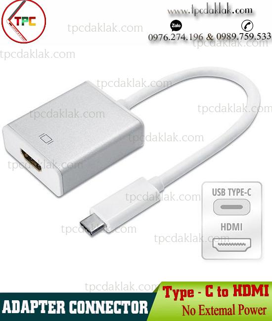 CÁP CHUYỂN ĐỔI USB TYPE C PORT ( CHUẨN 3.1 ) - HDMI PORT | ADAPTER CONNECTOR TYPE-C TO HDMI