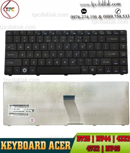 Bàn phím Laptop Acer D525, D725, D736, D715, D726, MS2268, 4732, 4732Z, 3935, NV40, NV42, NV44