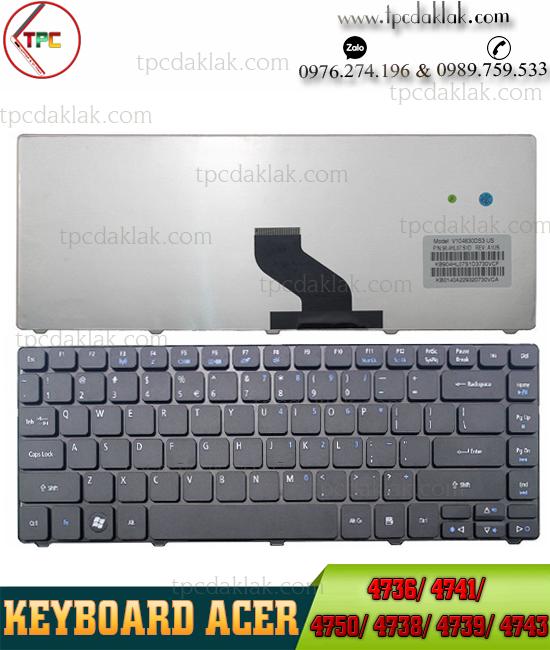 Bàn phím Laptop Acer Aspire 4736, 4752, 4752G, 4752Z, 4752ZG | Keyboard Acer NSK-AP01D, NSK-H321D