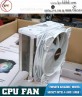 Quạt Tản nhiệt khí CPU Tomato AM-6300 White | Fan CPU AM-6300 LED ARGB Cooling  ( Multi Socket Intel - AMD )