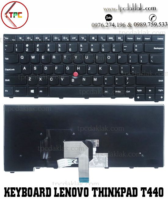 Bàn phím Laptop Lenovo T460S, T460, T470S, Lenovo S2, 38X06E, 852-41988-BXA ( Có Nút Chuột Giữa )