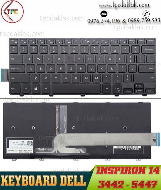 Bàn phím Laptop Dell Inspiron 3441, 3451, 3442, 3458, 3443, 3446, 3447, 7447, 050X15, 051CHY, NSK-LR0SC01