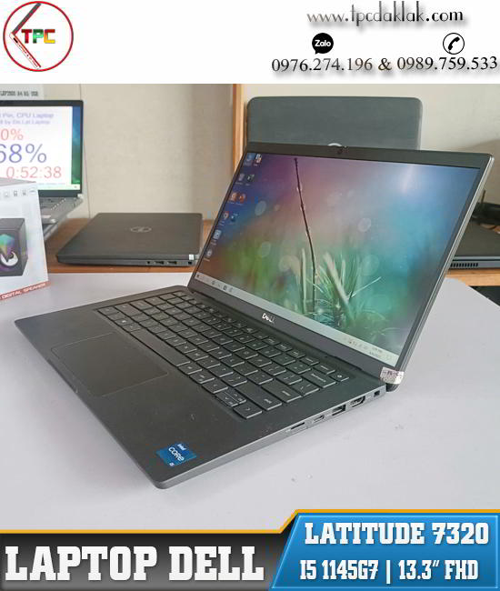 Laptop Dell Latitude 7320/ Core I5 1145G7/ Ram 16GB/ SSD 256GB/ Intel Iris Xe Graphics/ LCD 13.3 FHD