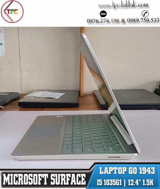 Microsoft Surface Laptop Go ( 1943 ) / Core I5 1035G1/ Ram 8GB/ SSD 256GB/UHD Graphics for 10th Gen Intel / LCD 12.4 1.5K Touchscreen 
