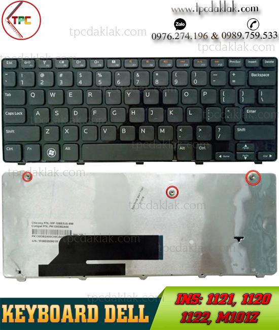 Bàn phím Laptop Dell Inspiron 1121, 1120, 1122, M101z, M102z, 54ct, 0x54ct | Keyboard For Dell 1121