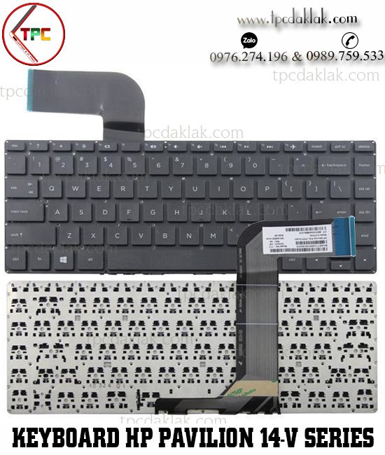 Bàn phím Laptop HP Pavilion 14-V Series 14-v009tu, 14-v005la, 14T-V, 14Z-V, 14-P000 | SG-62820-XUA