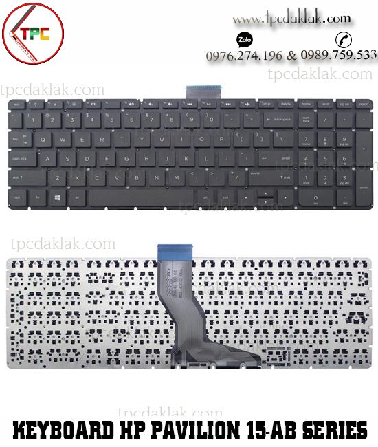 Bàn phím Laptop HP Pavilion 15-AB, 15-AW, 15-AN, 15-AU, 17-G Series | Z.NC8SQ.80U, NSK-CW8SQ