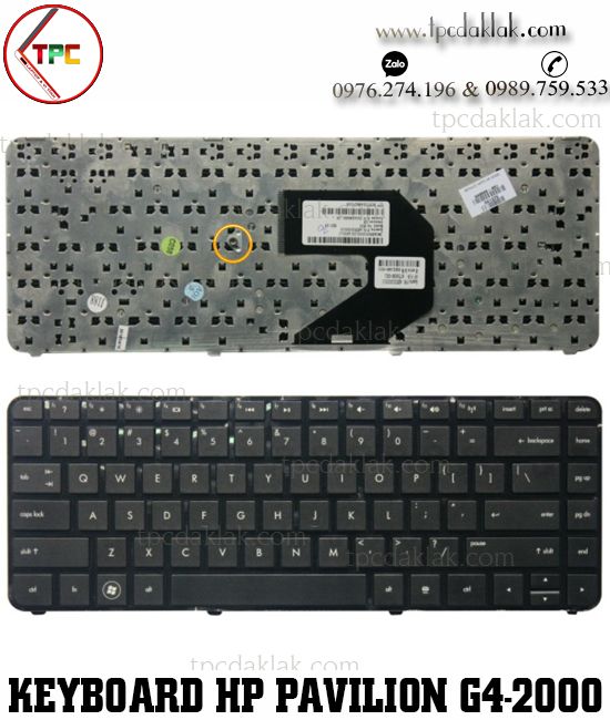 Bàn phím Laptop HP Pavilion G4-2000, G4-2013tu, G4-2060la, G4-2045tx, G4-2016tu, 698188-001