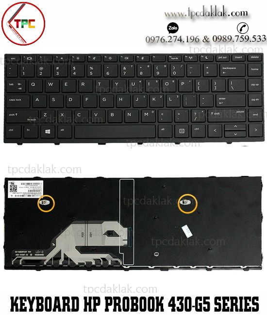 Bàn phím Laptop HP Probook 430 G5, 430-G5, 440-G5, 440 G5,  445-G5, 445 G5, L01071-001 Keyboard