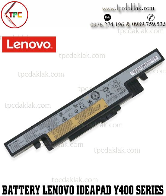 Pin laptop Lenovo Ideapad Y400, Y400N, Y490A, Y410, Y490, Y490P, Y410P, Y500, Y500N, Y510P, Y590N