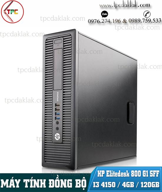 Máy tính đồng bộ HP Elitedesk 800 G1 SFF / Intel Core I3 4150 / Ram 4GB / SSD 120GB / Business