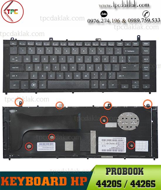 Bàn phím Laptop HP ProBook 4420S, 4421S, 4425S, 4426S, V112746BK1 TR, 598200-001, 599573-001