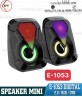 Loa máy tính mini Speaker E-1053 2.1 - USB, Audio 3.5mm RGB | Digital Speaker RGB Mini E-1053 