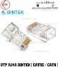 Hạt mạng, đầu bấm mạng UTP Dintek RJ45 ( Cat5, Cat5e, Cat6 ) | Đầu bấm dây mạng Dintek Chân Đồng