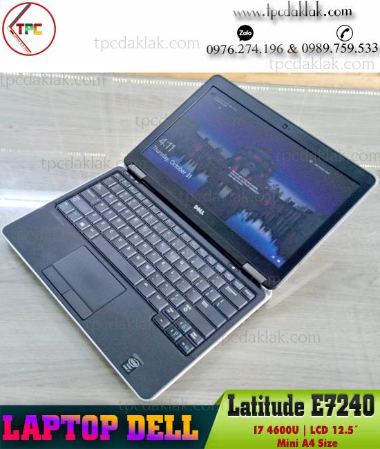Laptop Dell Latitude E7240/ Intel Core I7 4600U/ RAM 8GB/ SSD 256GB/ HD Graphics 4400/ LCD 12.5" HD